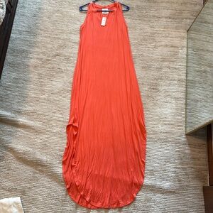 Elevated closet, extra tall, orange, maxi dress breezy